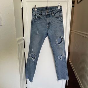 Distressed GAP jeans